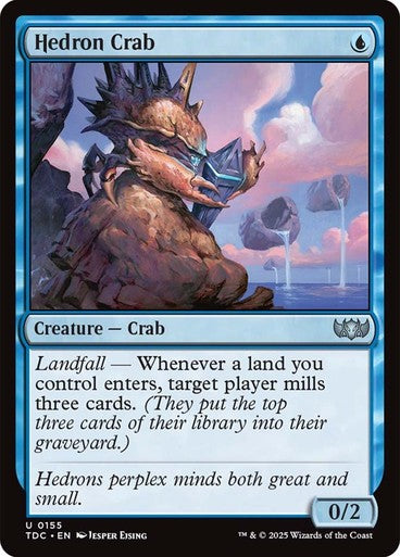 Hedron Crab ~ Commander: Tarkir: Dragonstorm [ NM ] [ Magic MTG ]