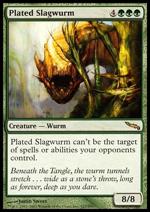 Plated Slagwurm ~ Mirrodin [ EX ] [ Magic MTG ]