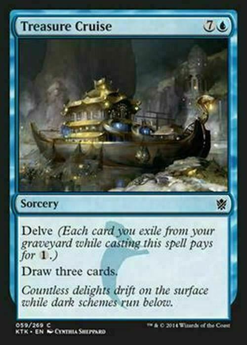 Treasure Cruise ~ Khans of Tarkir [ EX ] [ Magic MTG ]