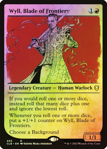 FOIL SHOWCASE Wyll, Blade of Frontiers ~ Commander Legends 2 [ NM ]
