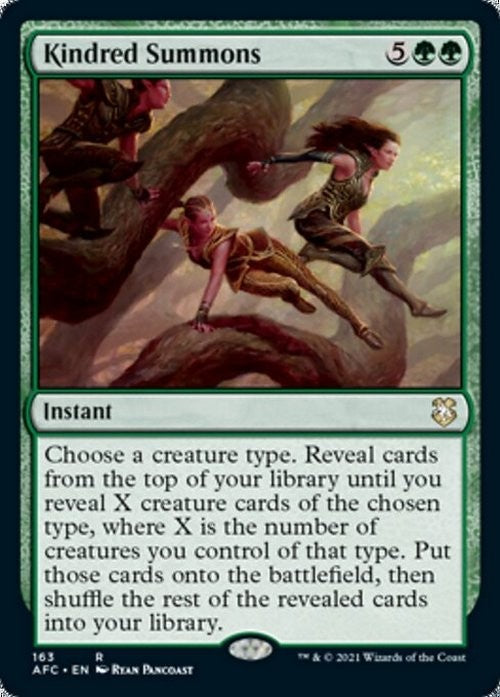 Kindred Summons ~ Commander: Adventures in the Forgotten Realms [ NM ] [ MTG ]