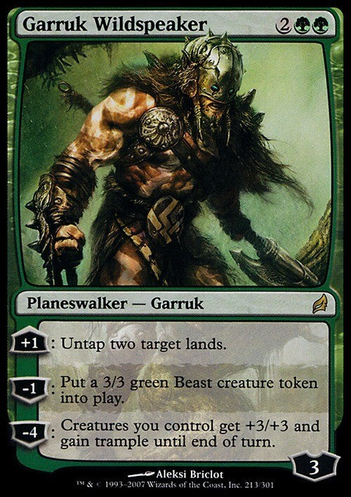 Garruk Wildspeaker ~ Lorwyn [ PLAYED ] [ Magic MTG ]