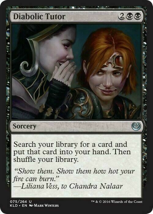 Diabolic Tutor ~ Kaladesh [ EX ] [ Magic MTG ]