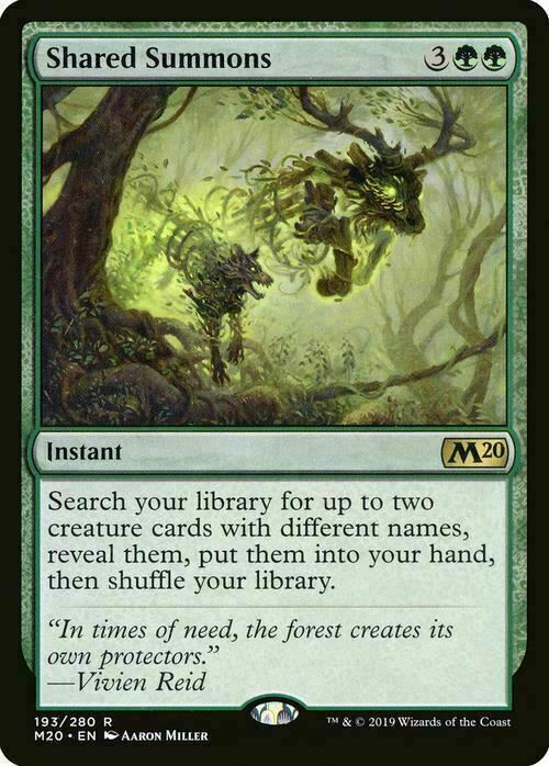 Shared Summons ~ Core 2020 [ EX ] [ Magic MTG ]
