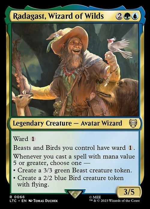 Radagast, Wizard of Wilds ~ Commander: Lord of the Rings [ NM ] [ Magic MTG ]