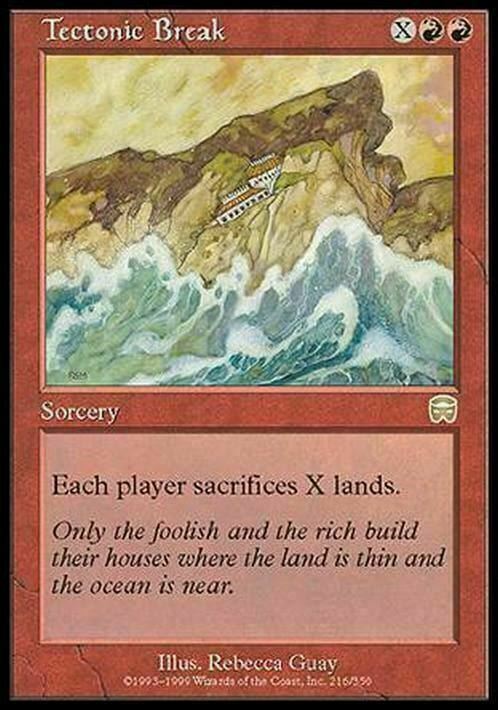 Tectonic Break ~ Mercadian Masques [ EX ] [ Magic MTG ]
