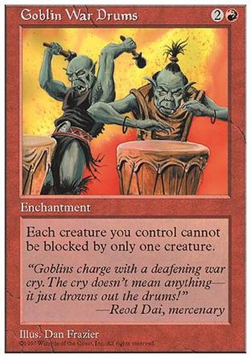 Goblin War Drums ~ Fifth Edition [ EX ] [ Magic MTG ]