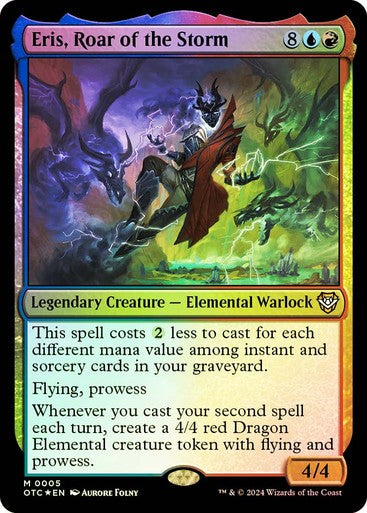 FOIL Eris, Roar of the Storm ~ Commander: Outlaws of Thunder Junction [ NM ]