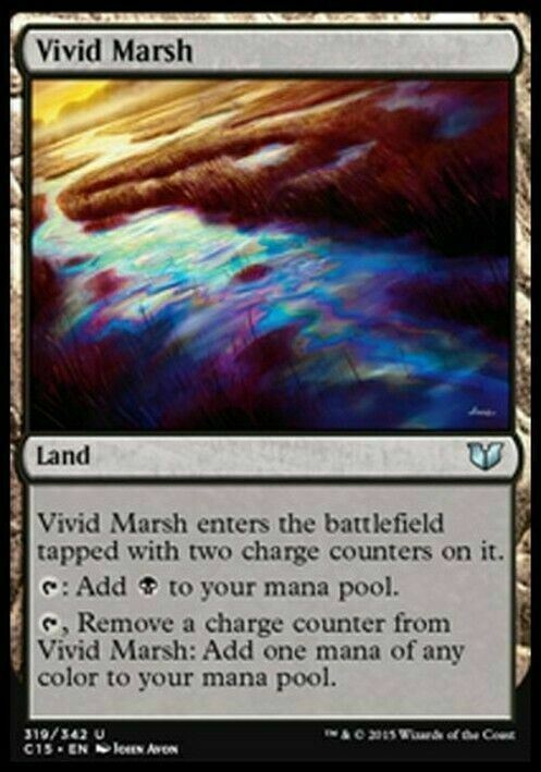 Vivid Marsh ~ Commander 2015 [ NM ] [ Magic MTG ]