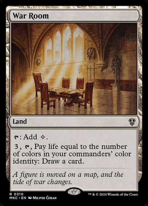 War Room ~ Commander: Murders at Karlov Manor [ NM ] [ Magic MTG ]