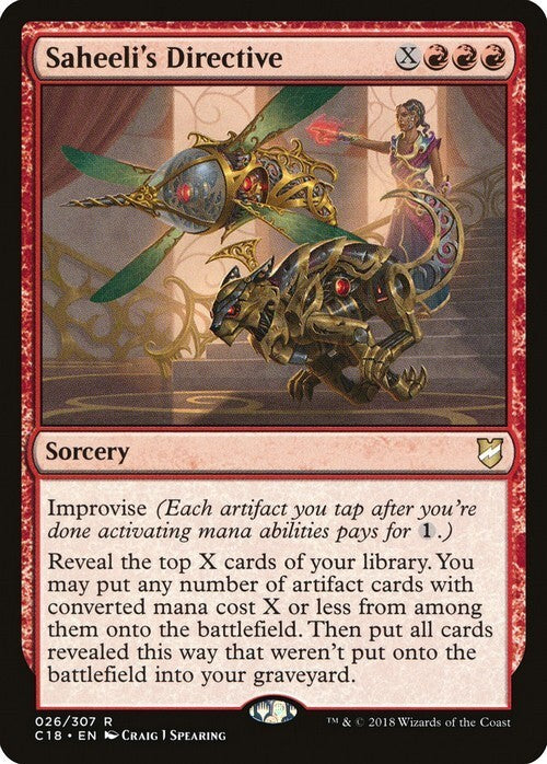 Saheeli's Directive ~ Commander 2018 [ EX ] [ Magic MTG ]