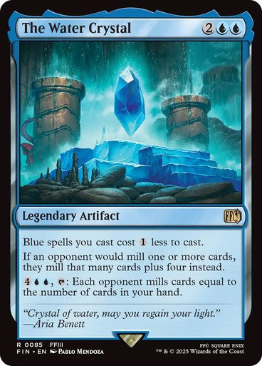 The Water Crystal ~ Final Fantasy [ NM ] [ Magic MTG ]