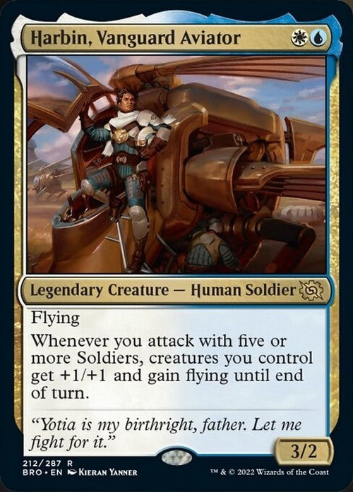 Harbin, Vanguard Aviator ~ The Brothers' War [ NM ] [ Magic MTG ]