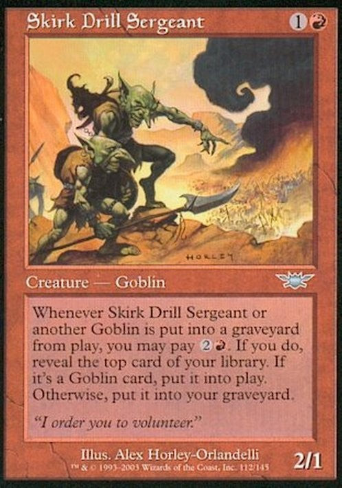 Skirk Drill Sergeant ~ Legions [ EX ] [ Magic MTG ]
