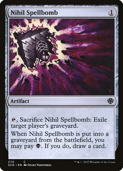 Nihil Spellbomb ~ Starter Commander [ NM ] [ Magic MTG ]