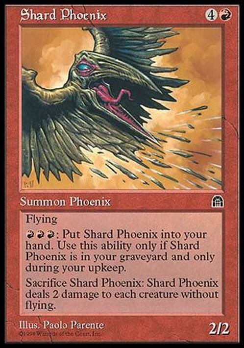 Shard Phoenix ~ Stronghold [ PLAYED ] [ Magic MTG ]