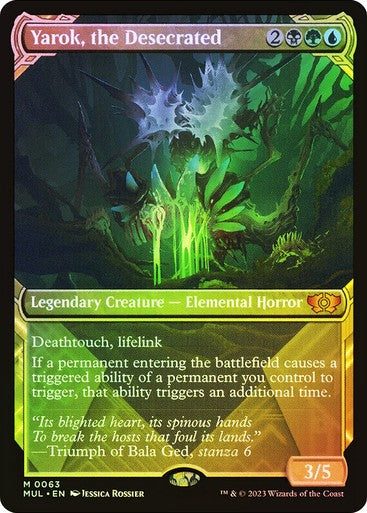 FOIL Yarok, the Desecrated ~ Multiverse Legends [ NM ] [ Magic MTG ]