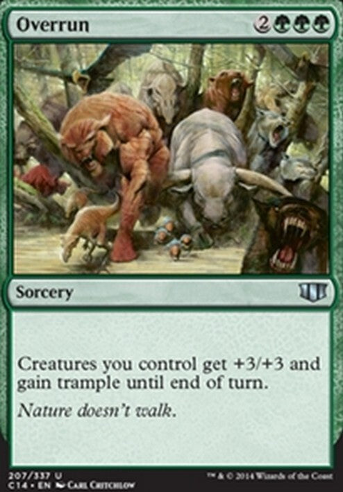 Overrun ~ Commander 2014 [ EX ] [ Magic MTG ]