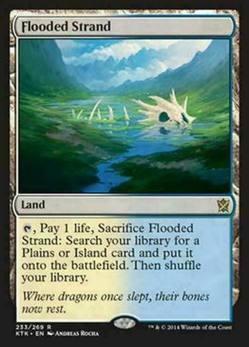 Flooded Strand ~ Khans of Tarkir [ NM ] [ Magic MTG ]