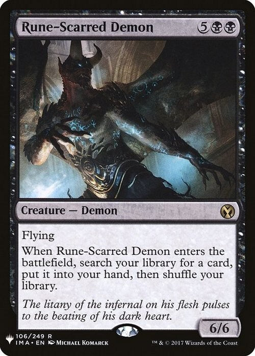 Rune-Scarred Demon ~ Mystery Booster [ NM ] [ Magic MTG ]