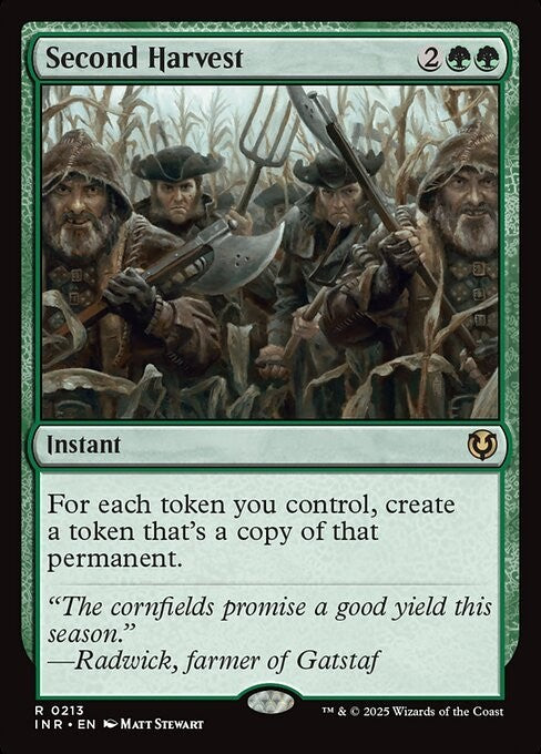 Second Harvest ~ Innistrad Remastered [ NM ] [ Magic MTG ]