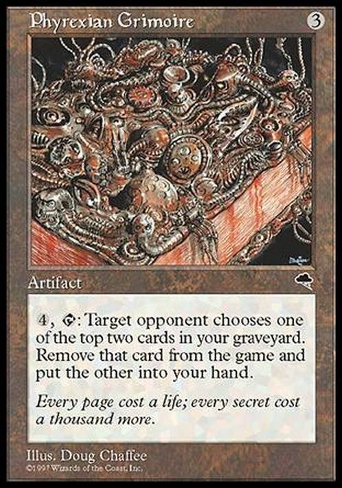 Phyrexian Grimoire ~ Tempest [ EX ] [ Magic MTG ]
