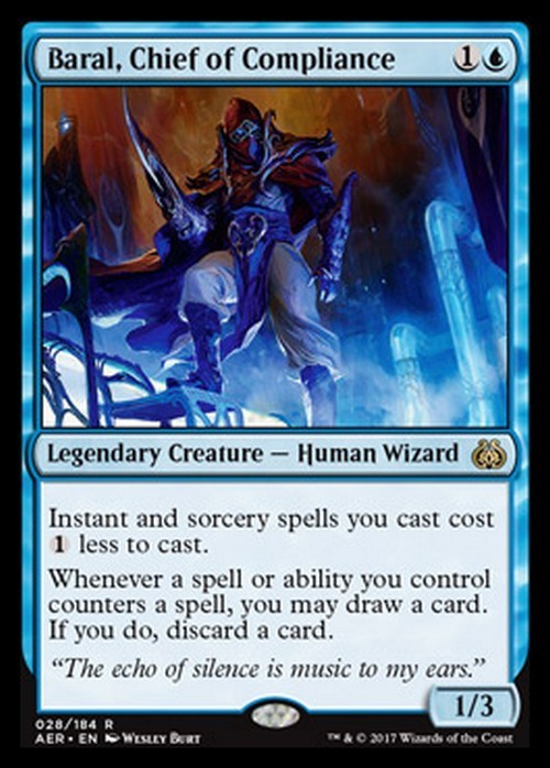 Baral, Chief of Compliance ~ Aether Revolt [ EX ] [ Magic MTG ]