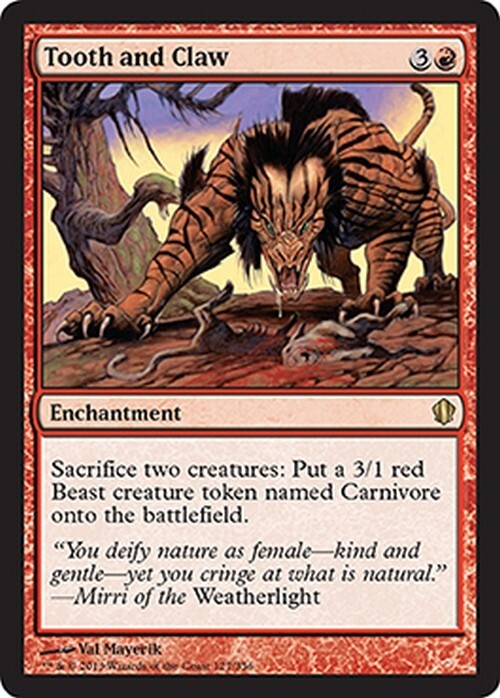 Tooth and Claw ~ Commander 2013 [ EX ] [ Magic MTG ]