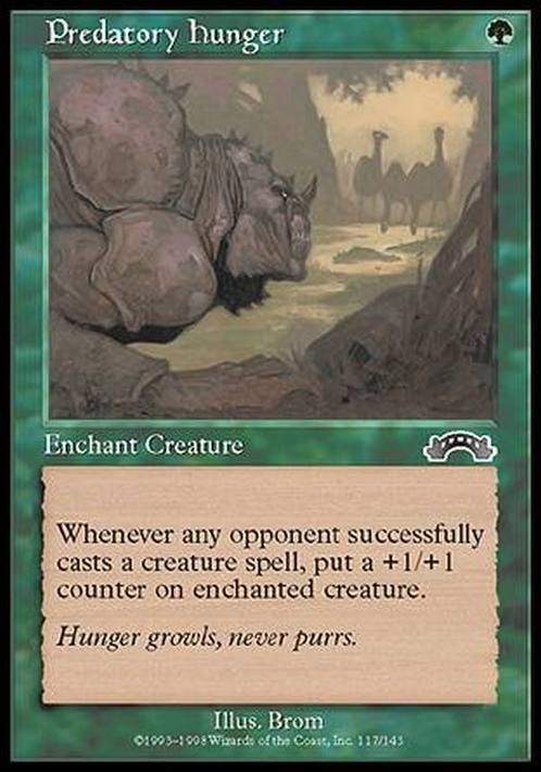 Predatory Hunger ~ Exodus [ EX ] [ Magic MTG ]