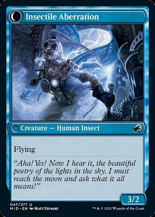Delver of Secrets / Insectile Aberration ~ Midnight Hunt [ NM ] [ Magic MTG ]