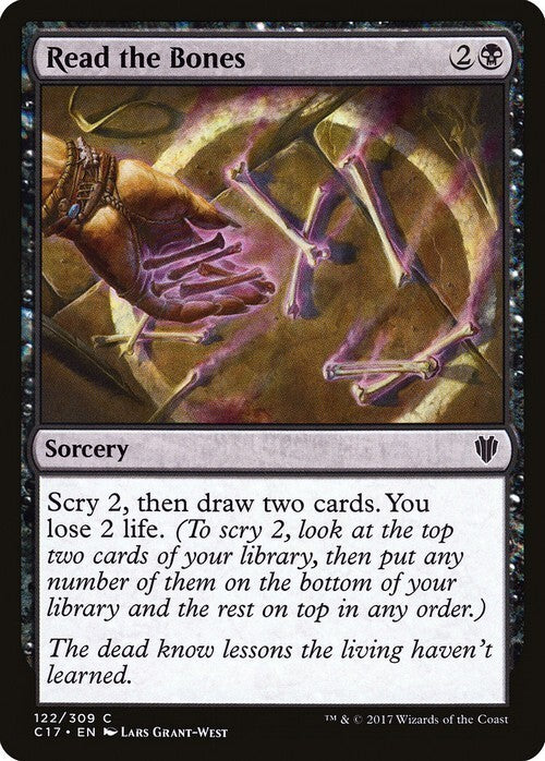 Read the Bones ~ Commander 2017 [ NM ] [ Magic MTG ]