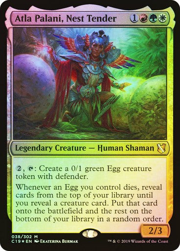 FOIL Atla Palani, Nest Tender ~ Commander 2019 [ EX ] [ Magic MTG ]