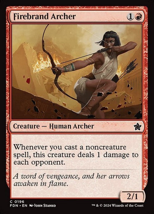 Firebrand Archer ~ Foundations [ NM ] [ Magic MTG ]