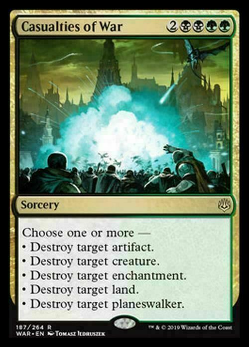 Casualties of War ~ War of the Spark [ EX ] [ Magic MTG ]
