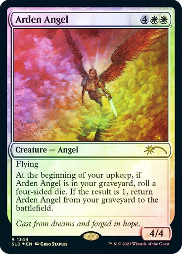 FOIL Arden Angel ~ Secret Lair [ NM ] [ Magic MTG ]