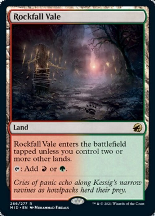 Rockfall Vale ~ Midnight Hunt [ NM ] [ Magic MTG ]