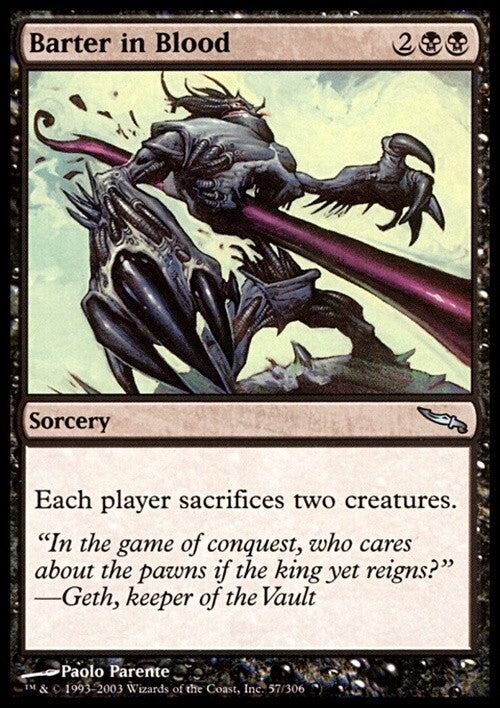 Barter in Blood ~ Mirrodin [ EX ] [ Magic MTG ]