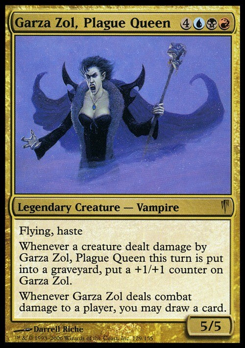 Garza Zol, Plague Queen ~ Coldsnap [ EX ] [ Magic MTG ]