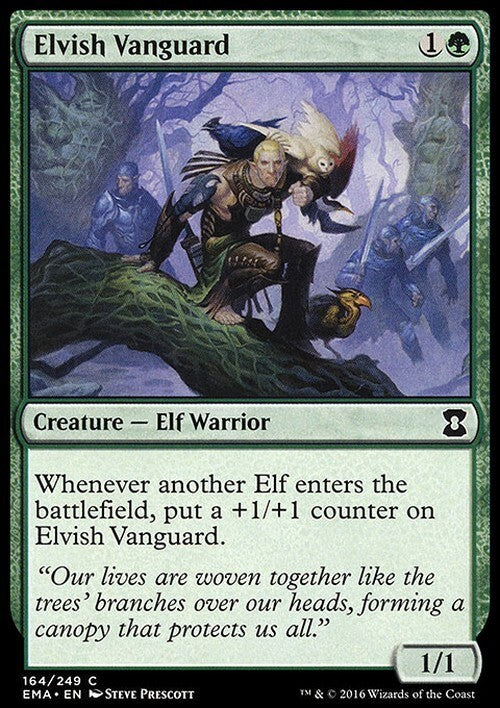 Elvish Vanguard ~ Eternal Masters [ EX ] [ Magic MTG ]