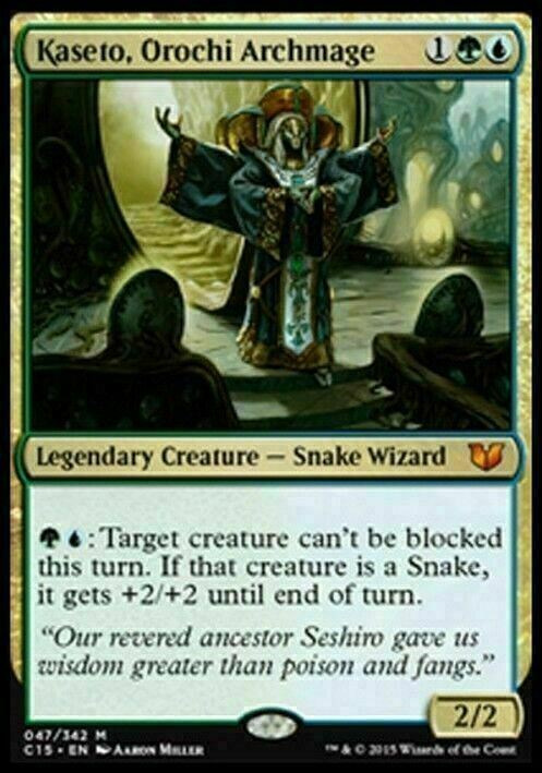 Kaseto, Orochi Archmage ~ Commander 2015 [ NM ] [ Magic MTG ]