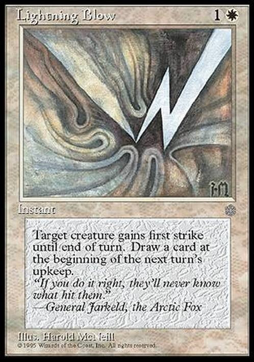 Lightning Blow ~ Ice Age [ EX ] [ Magic MTG ]