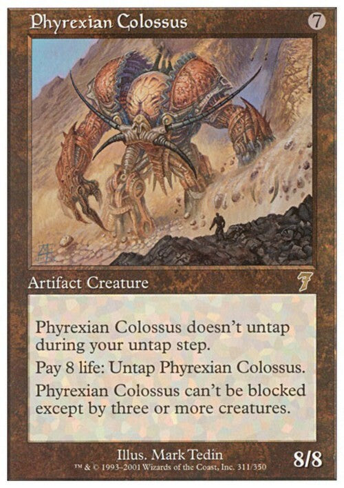Phyrexian Colossus ~ Seventh Edition [ EX ] [ Magic MTG ]