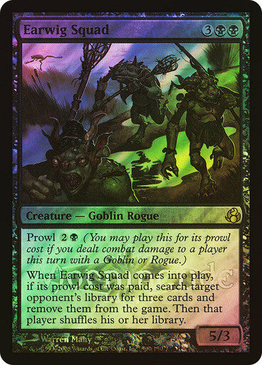 FOIL Earwig Squad ~ Release Morningtide [ EX ] [ Magic MTG ]