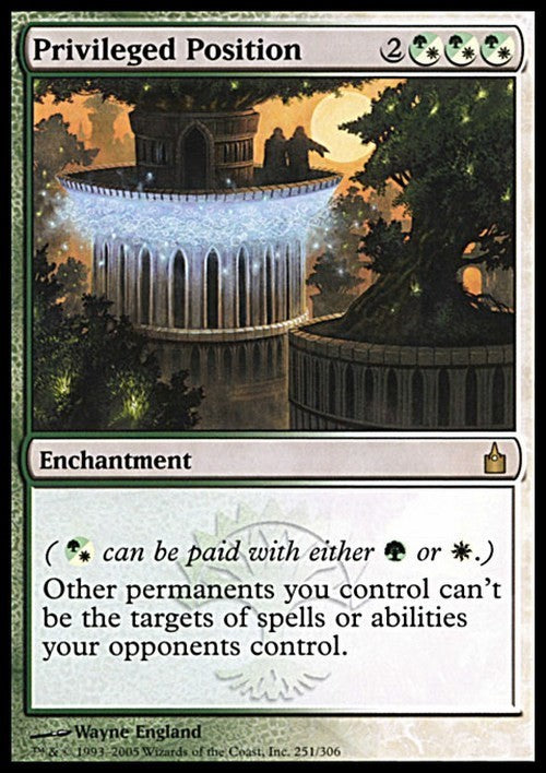 Privileged Position ~ Ravnica: City of Guilds [ EX ] [ Magic MTG ]