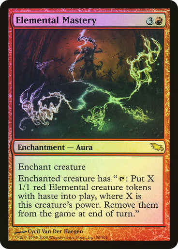 FOIL Elemental Mastery ~ Shadowmoor [ EX ] [ Magic MTG ]