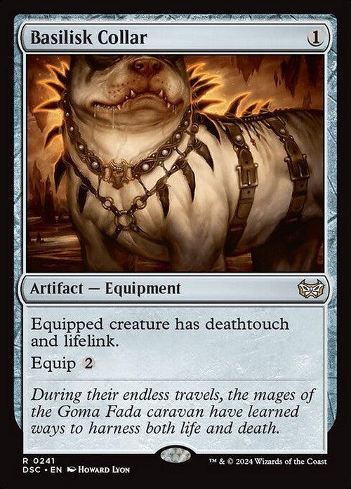 Basilisk Collar ~ Commander: Duskmourn [ NM ] [ Magic MTG ]