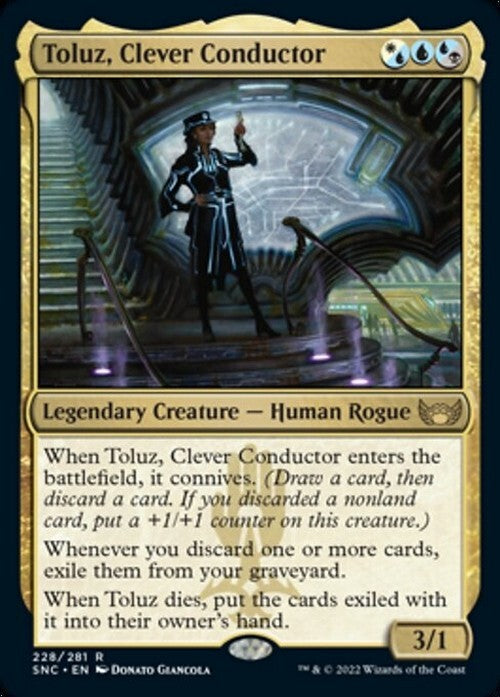 Toluz, Clever Conductor ~ Streets of New Capenna [ NM ] [ Magic MTG ]