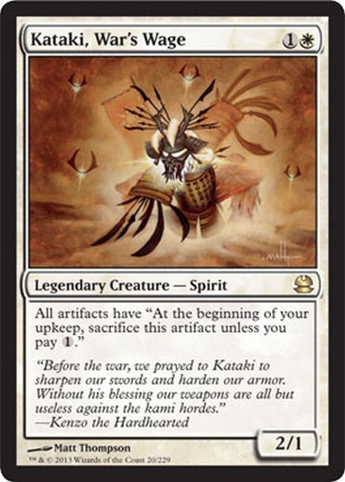 Kataki, War's Wage ~ Modern Masters 2013 [ EX ] [ Magic MTG ]