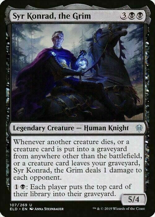Syr Konrad, the Grim ~ Throne of Eldraine [ NM ] [ Magic MTG ]