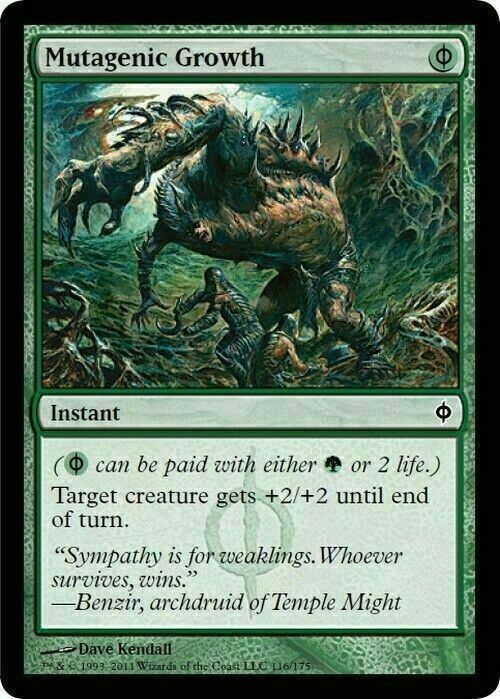 Mutagenic Growth ~ New Phyrexia [ EX ] [ Magic MTG ]